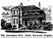 The Alexandra Girls' Home, Burwood Heights